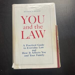 Vintage "You and the Law" Reader's Digest (1971, Hardcover) w Dust Jacket